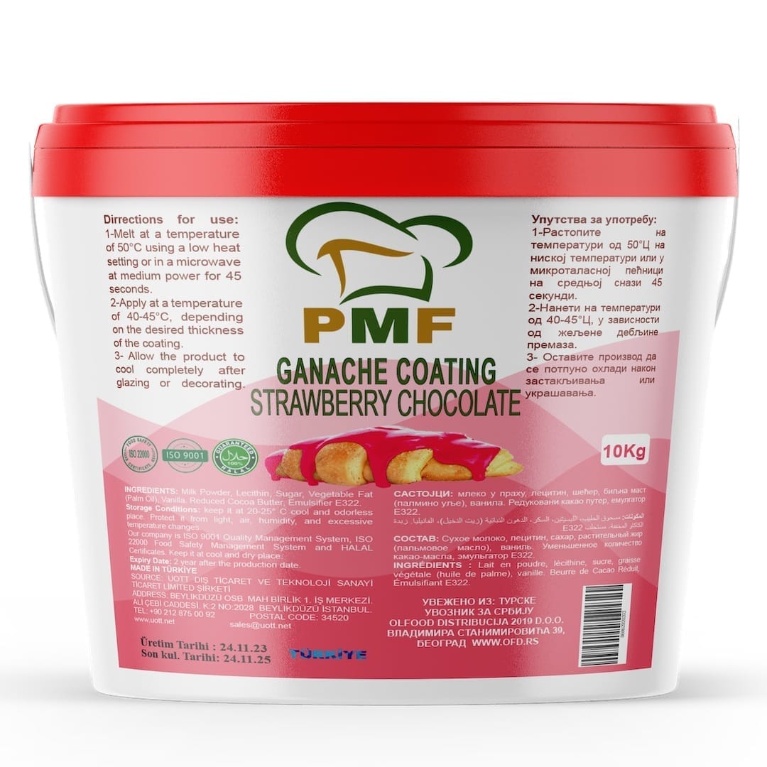 Ganache Strawberry 10 Kg Pale