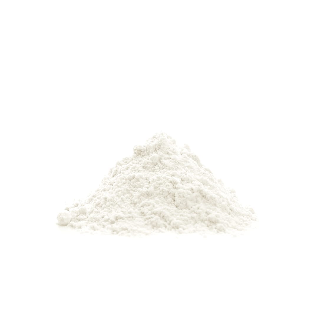 a pile of white powder